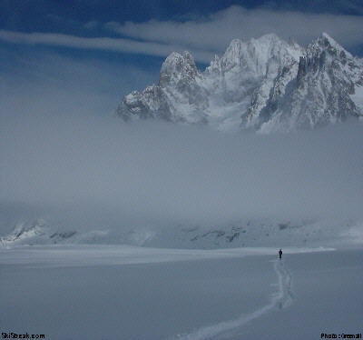 The Envers Flats--Mer du Glace Glacier