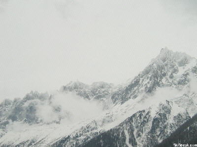 Chamonix looking stormy