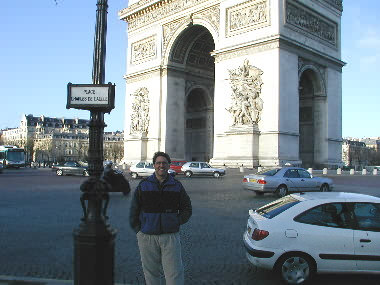 Ron at the Arc in Paris
