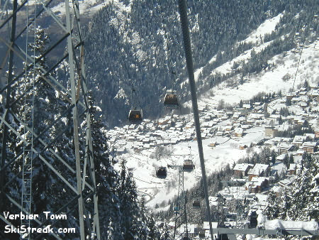 Mid-mountain gondola